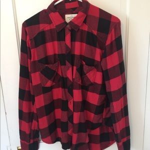 Abercrombie & Fitch Buffalo check flannel shirt